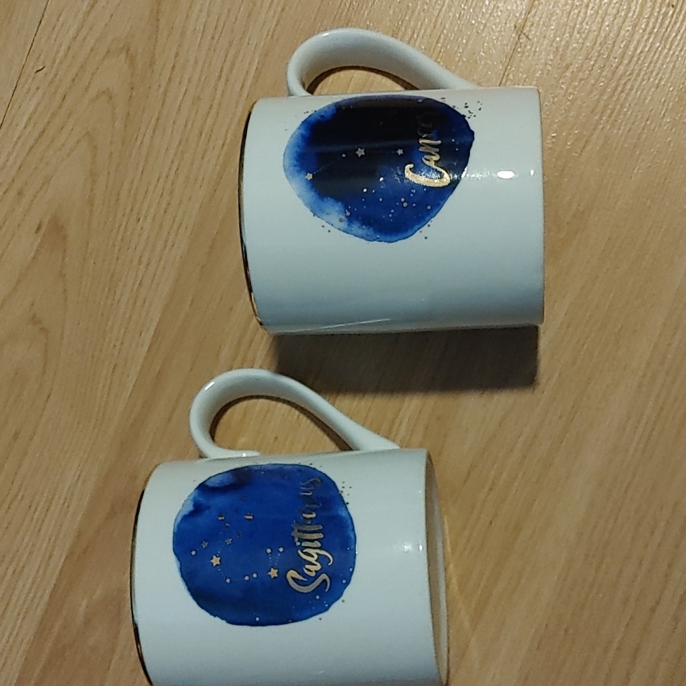 Zodiac Cancer & Sagittarius Mugs